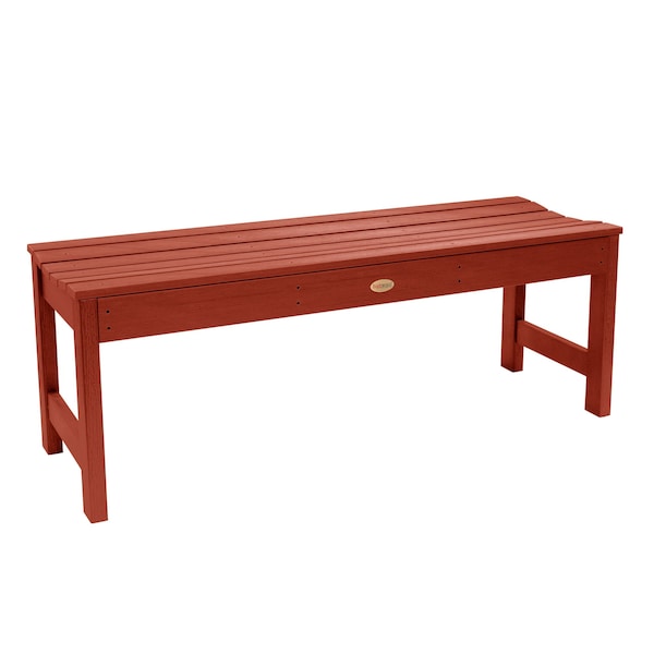 Highwood Usa 4ft Lehigh Picnic Bench Outdoor Furniture for Patio, Backyard, Garden AD-BENN2-RED - main
